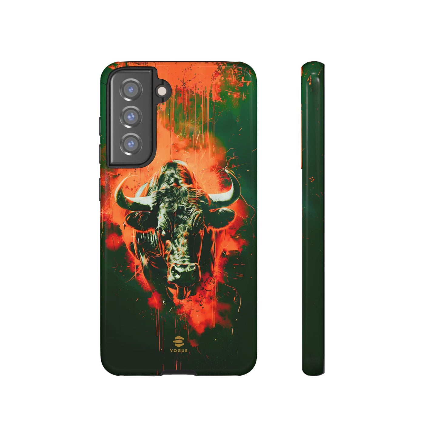 Green Bull Samsung Galaxy Tough Case