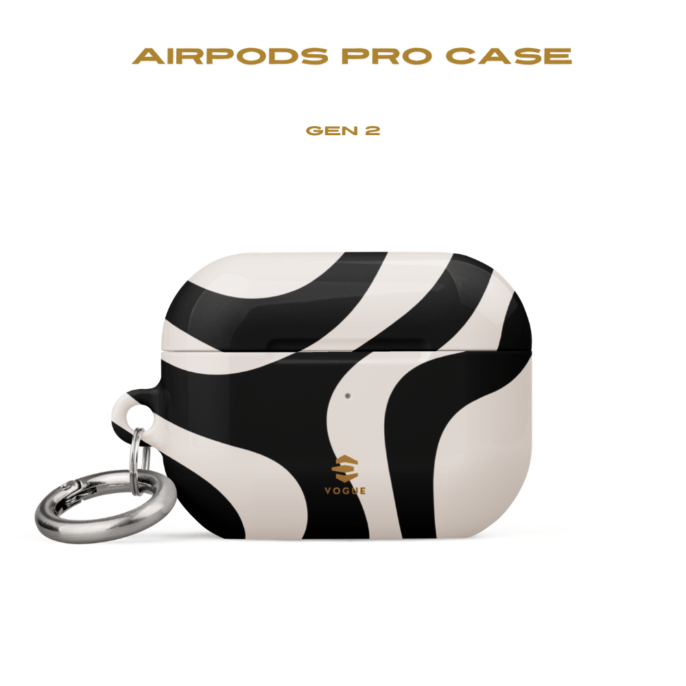 Black Swirl AirPod Case