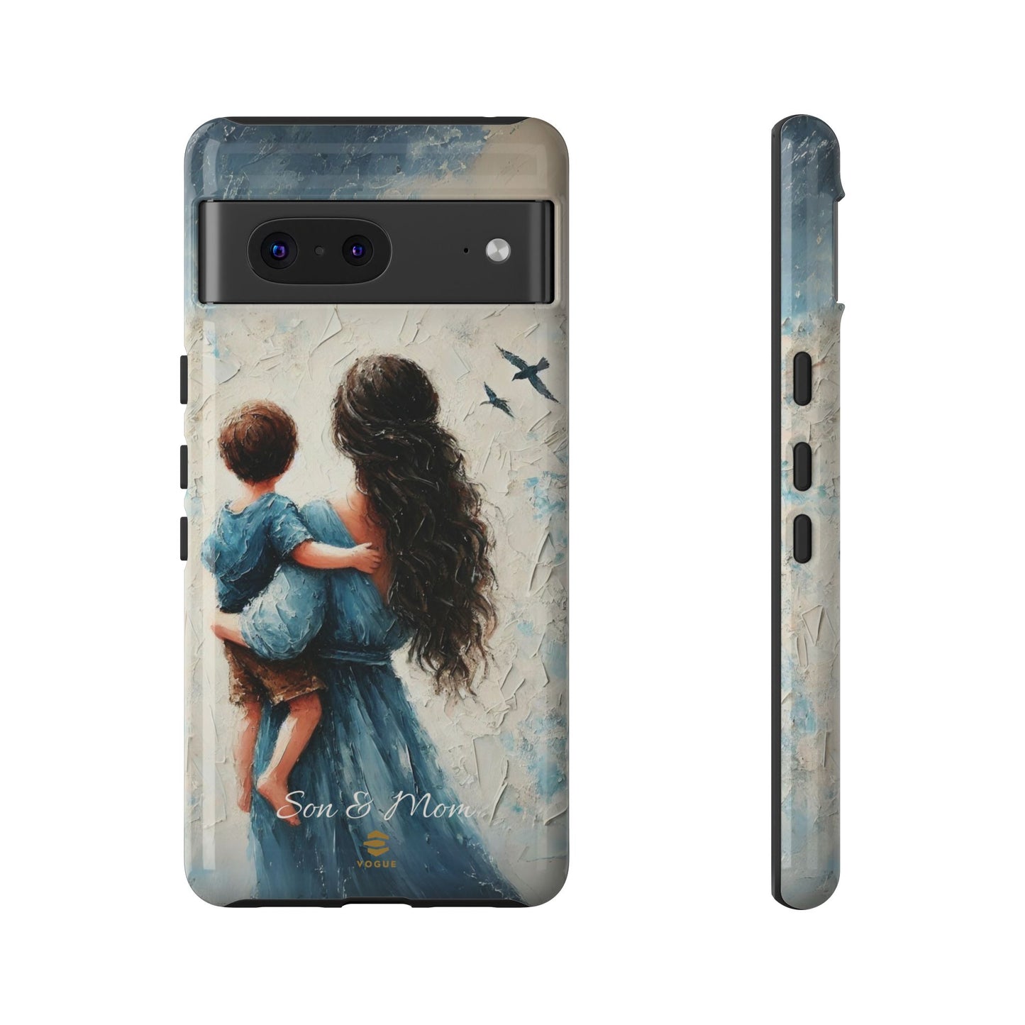 Custom Son & Mom Google Pixel Tough Phone Case