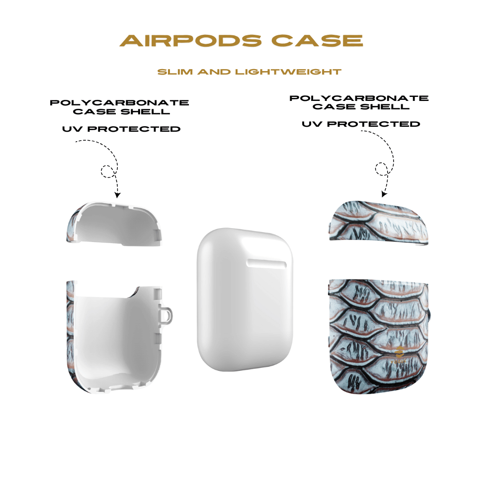 Blue Hiss AirPod Case