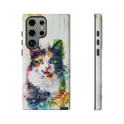 Custom Cat Mom Samsung Galaxy Tough Case