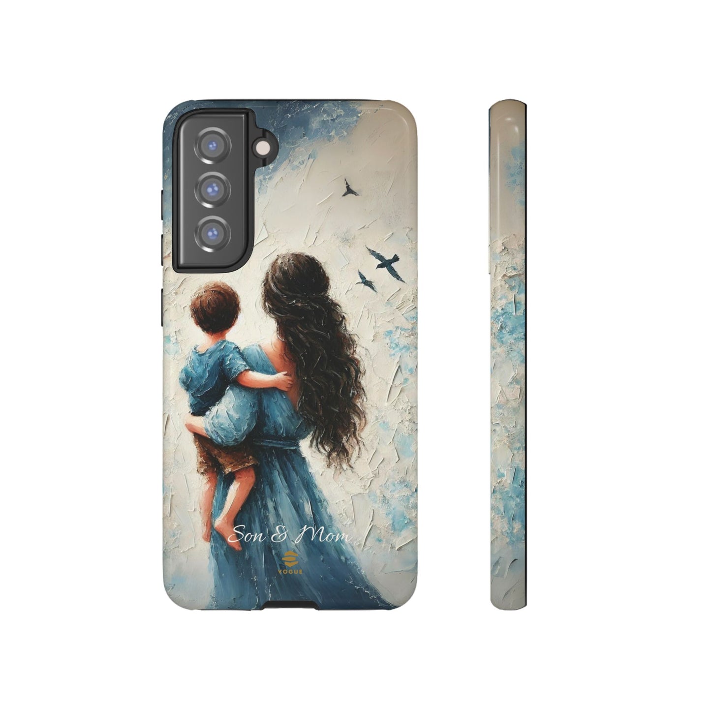 Custom Son & Mom Samsung Galaxy Tough Phone Case