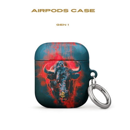 Bull Teal AirPod Case