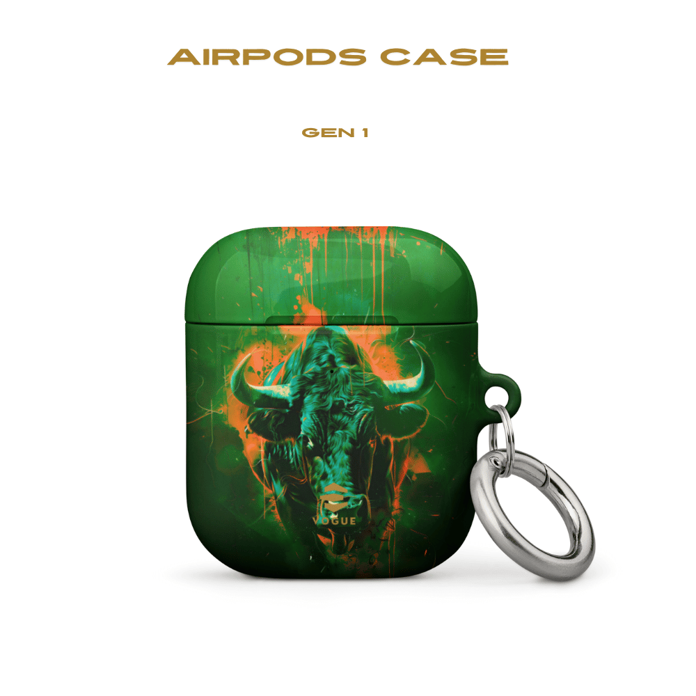 Green Bull AirPod Case