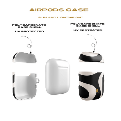 Black Swirl AirPod Case