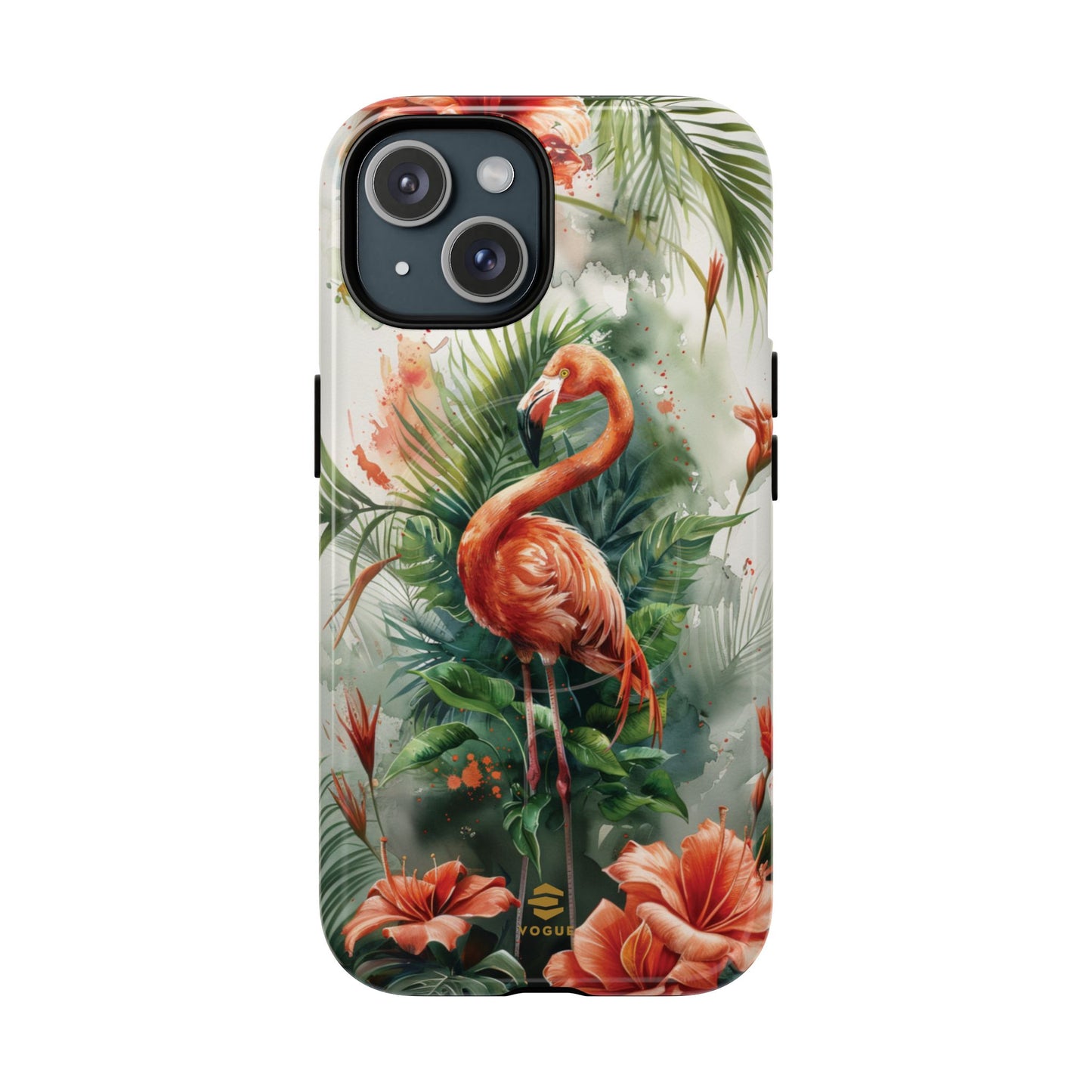 Flamingo Art Magsafe Phone Case