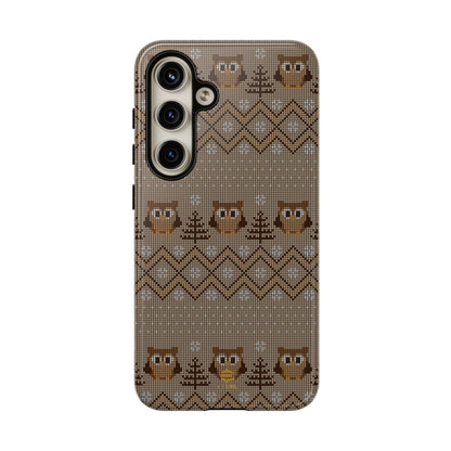 Owl Xmas Jumper Samsung Galaxy Case