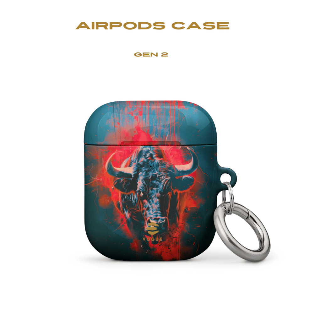 Bull Teal AirPod Case