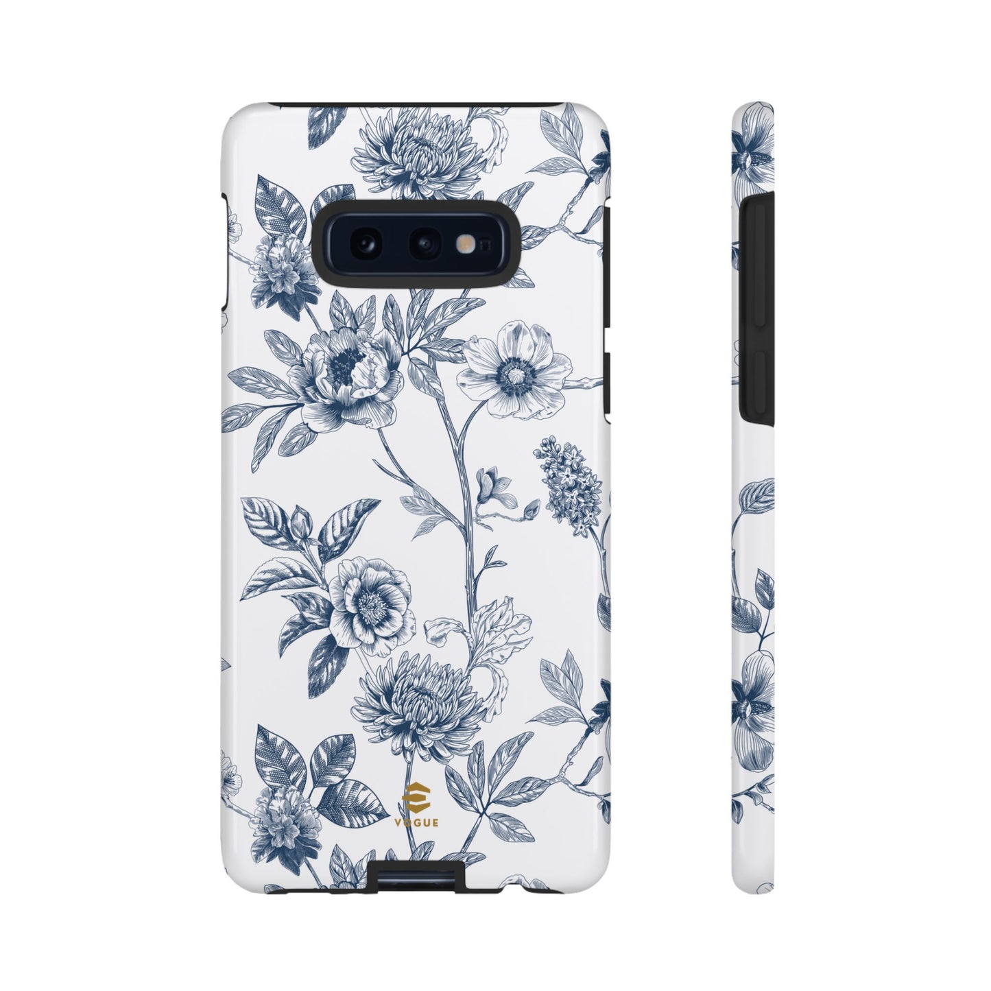 Floral Line Art Tough Phone Case Samsung