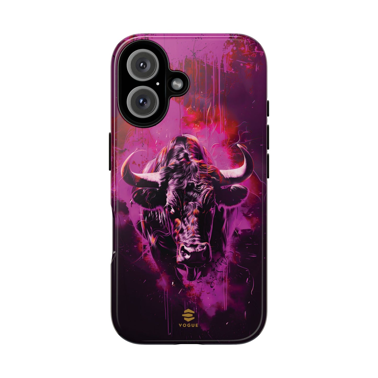 Bull Hot Pink iPhone Case