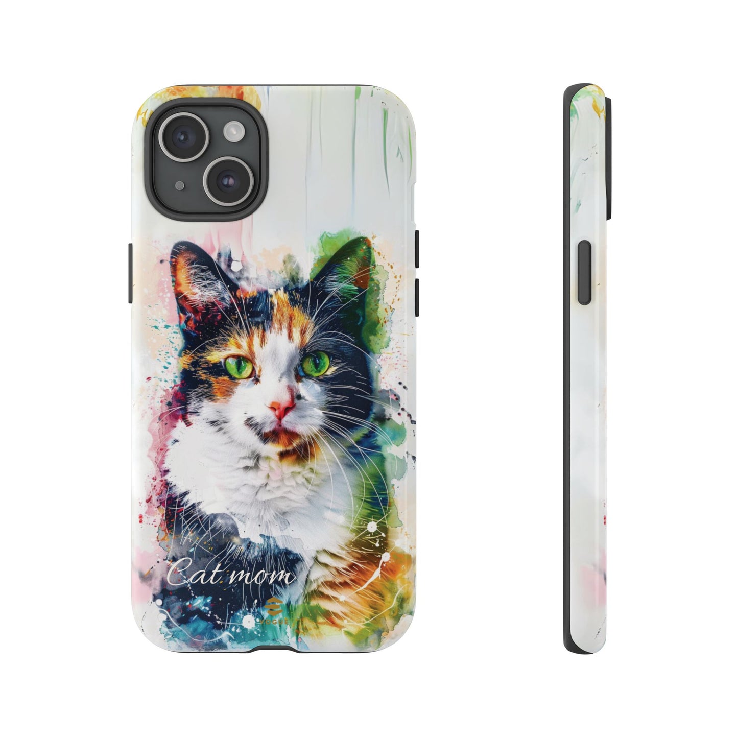 Custom Cat Mom iPhone Tough Case