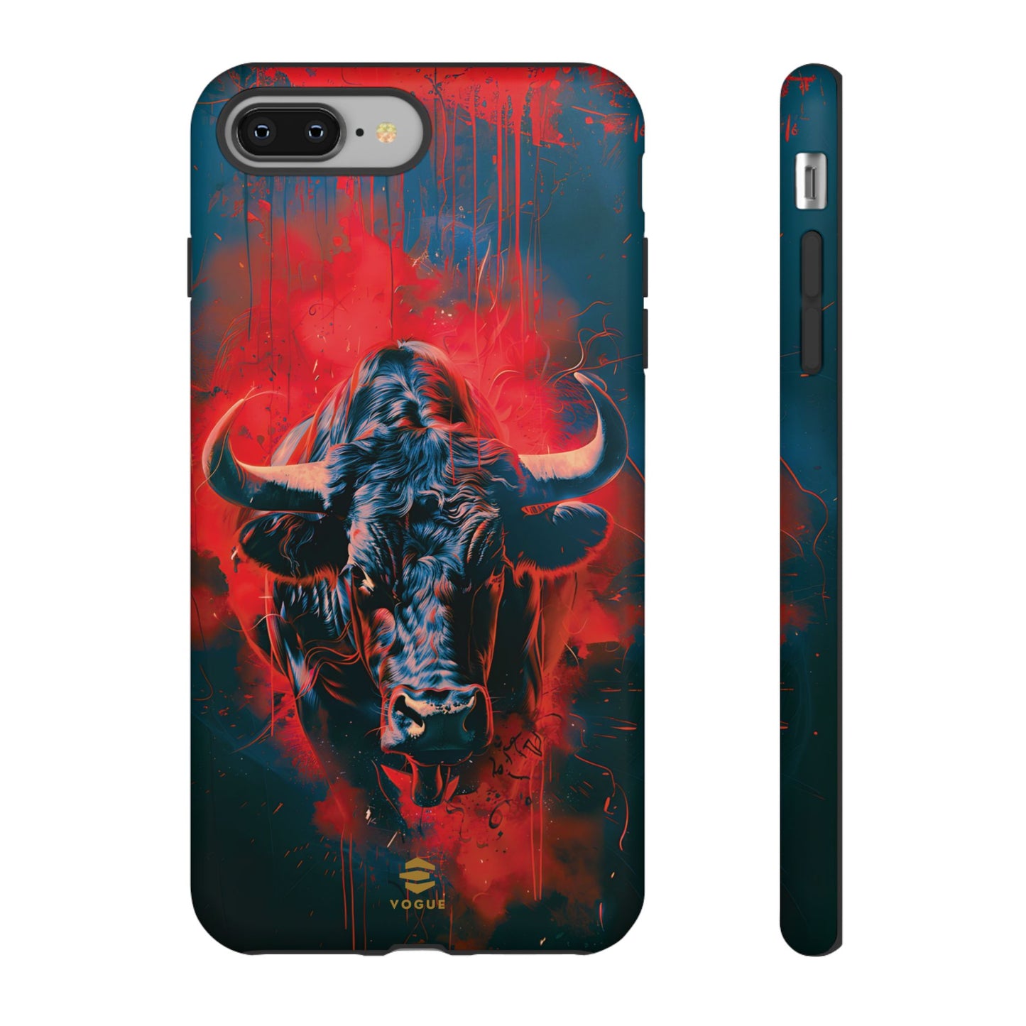 Bull Teal iPhone Case