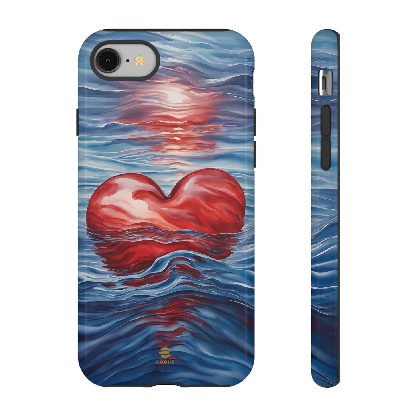 Deep Devotion Red Heart iPhone Tough Case Valentine's gift Protective Cover