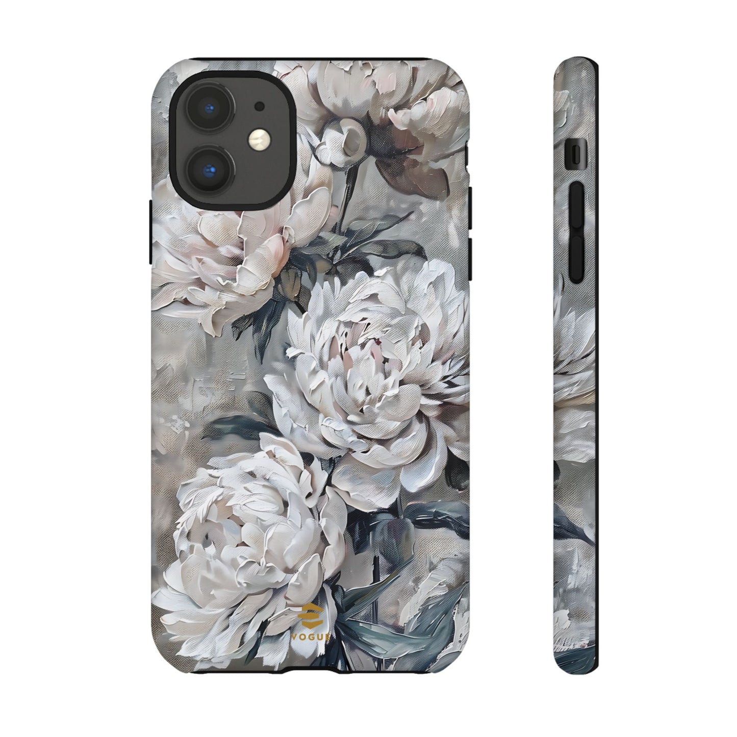 Funda para iPhone con pintura de peonías