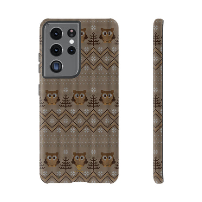 Owl Xmas Jumper Samsung Galaxy Case