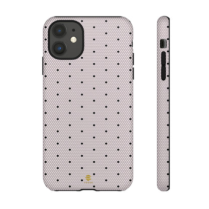 Funda para iPhone Allure con encaje color piel