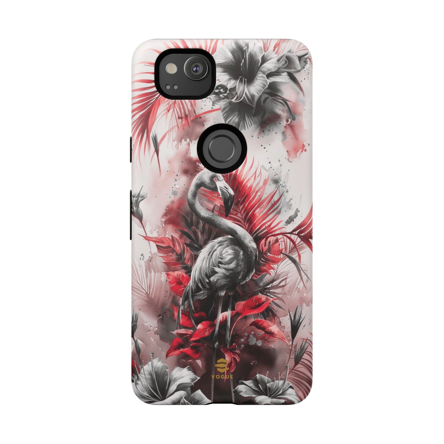 Flamingo Tropical Design Tough Phone Case Pixel