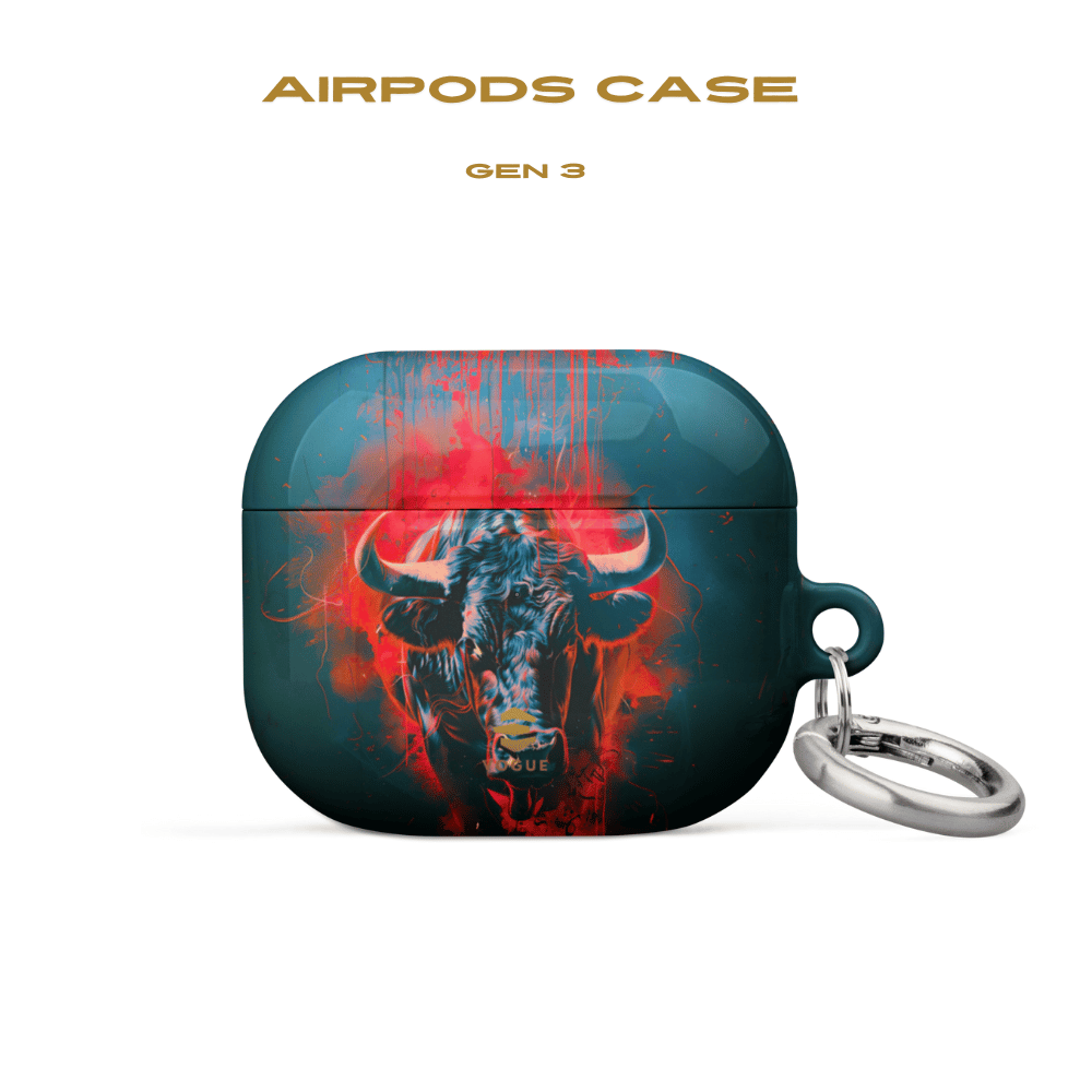 Bull Teal AirPod Case