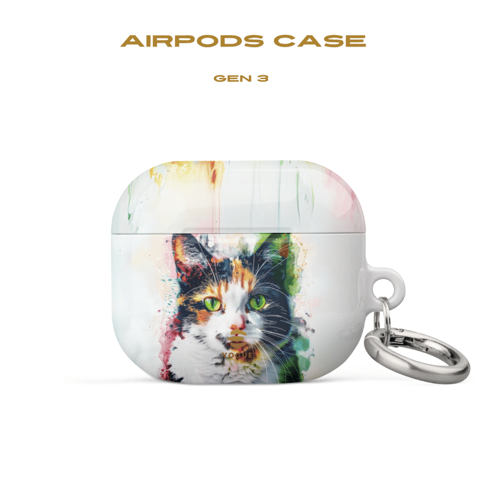 Custom Cat Mom AirPod Case