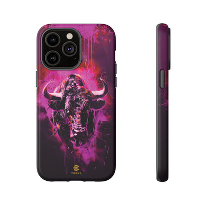 Bull Hot Pink iPhone Case