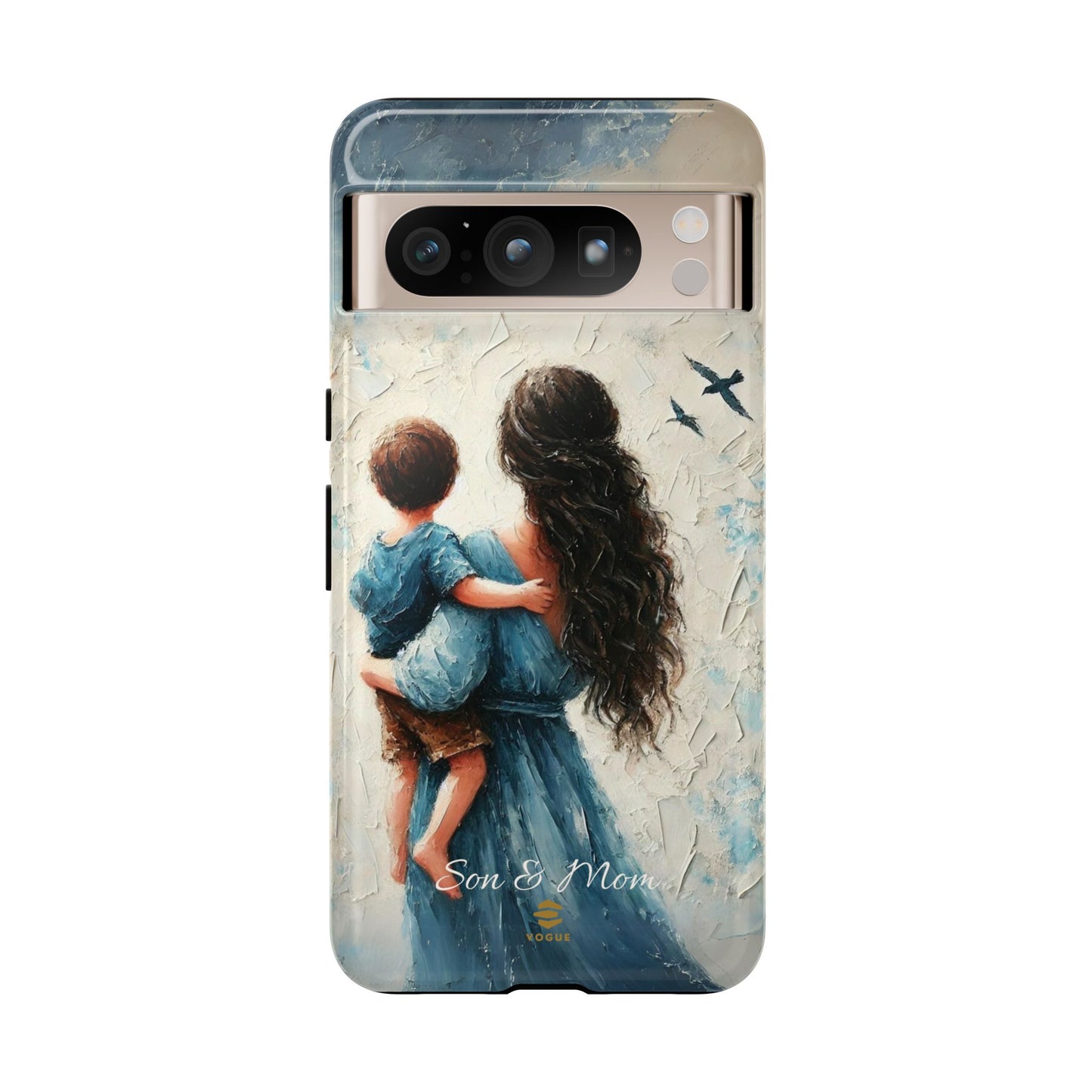 Custom Son & Mom Google Pixel Tough Phone Case