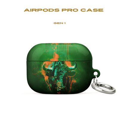 Green Bull AirPod Case