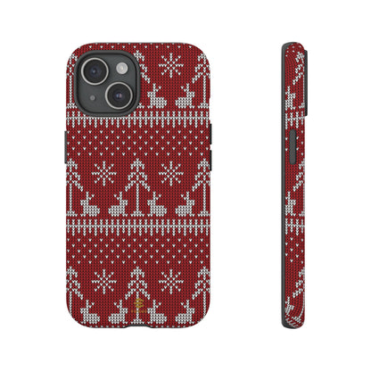 Red Xmas Jumper iPhone case