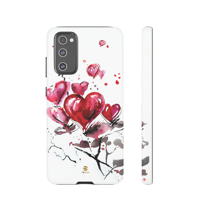 Abstract Hearts Art - Samsung  Phone Case, Love, Valentine's Day Gift for Her Protective tough cover