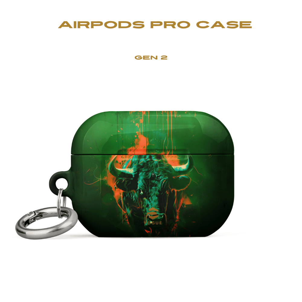 Green Bull AirPod Case