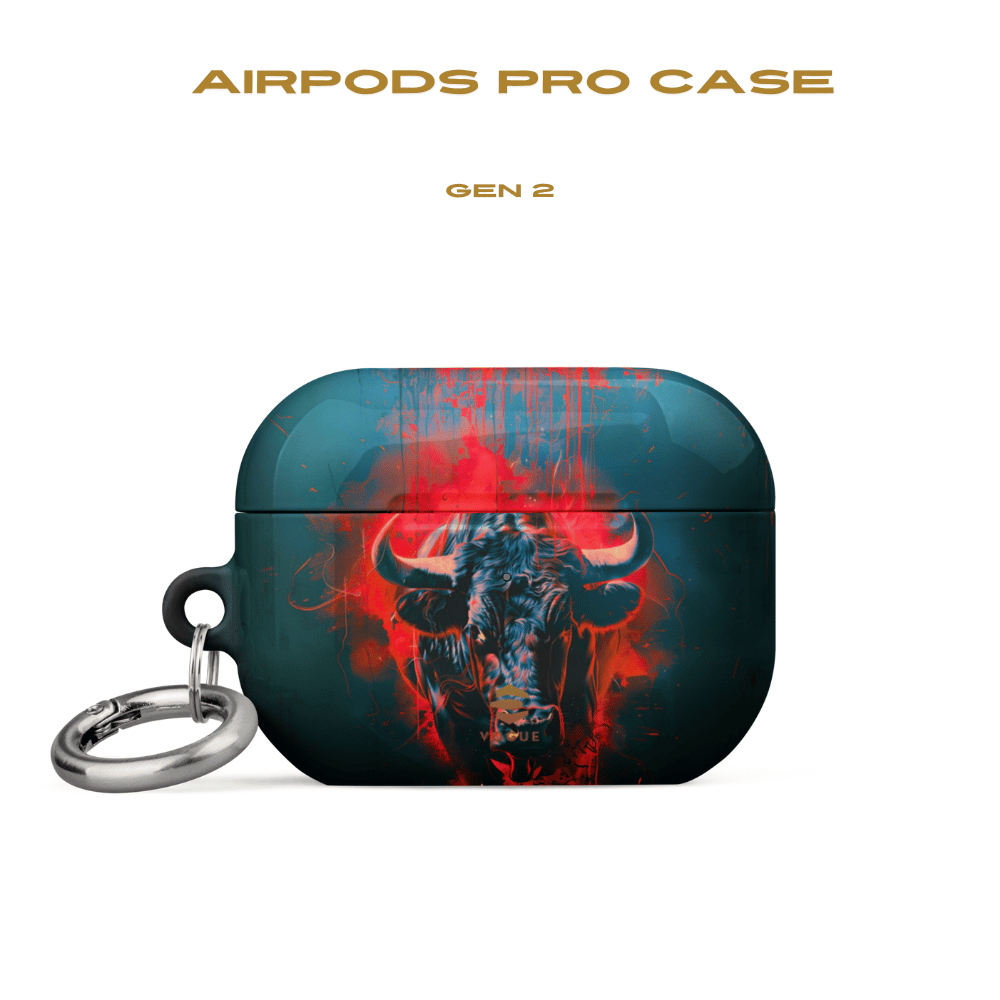 Bull Teal AirPod Case