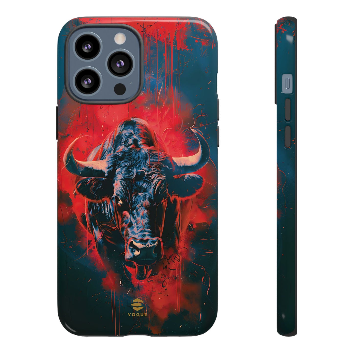 Bull Teal iPhone Case