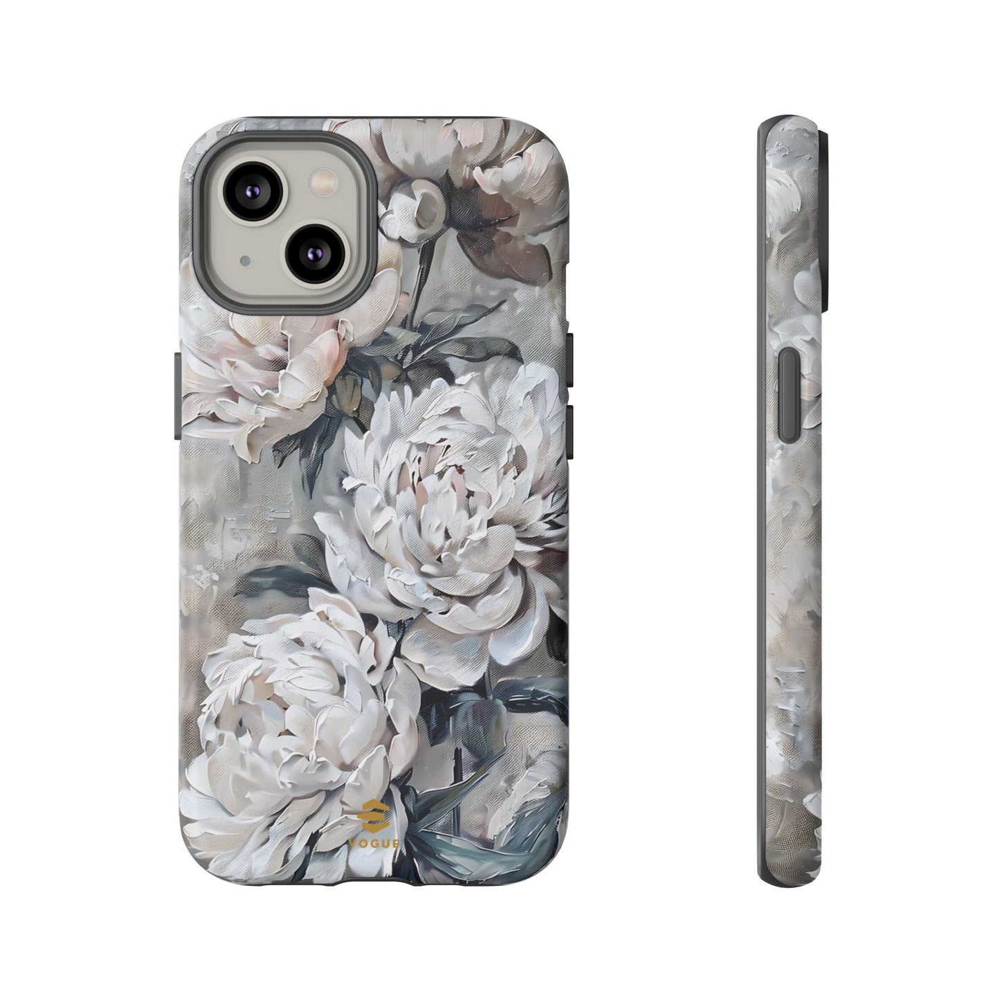 Funda para iPhone con pintura de peonías