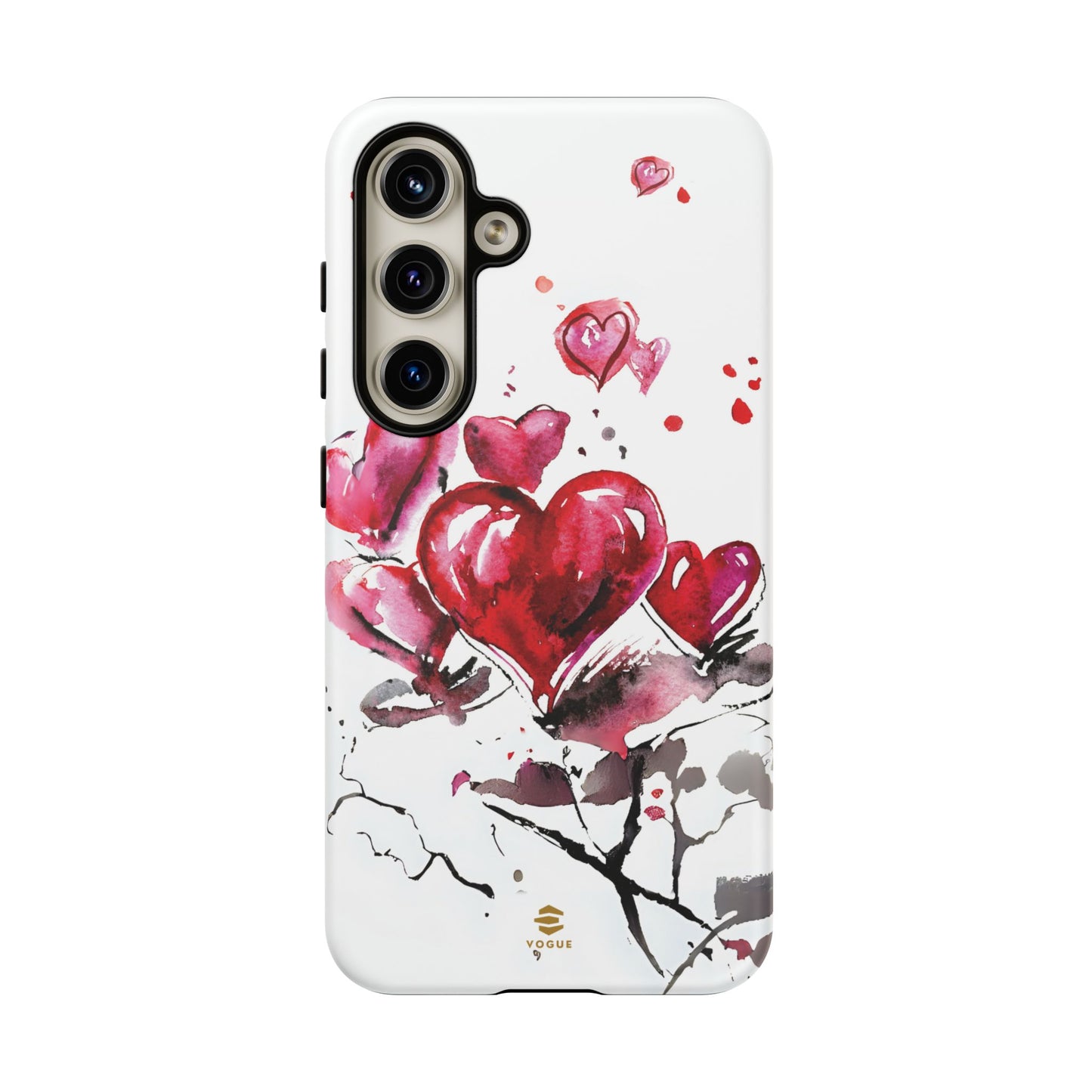 Abstract Hearts Art - Samsung  Phone Case, Love, Valentine's Day Gift for Her Protective tough cover