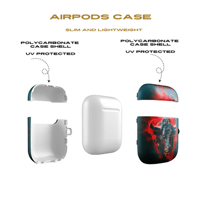 Bull Teal AirPod Case