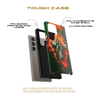 Green Bull Samsung Galaxy Tough Case