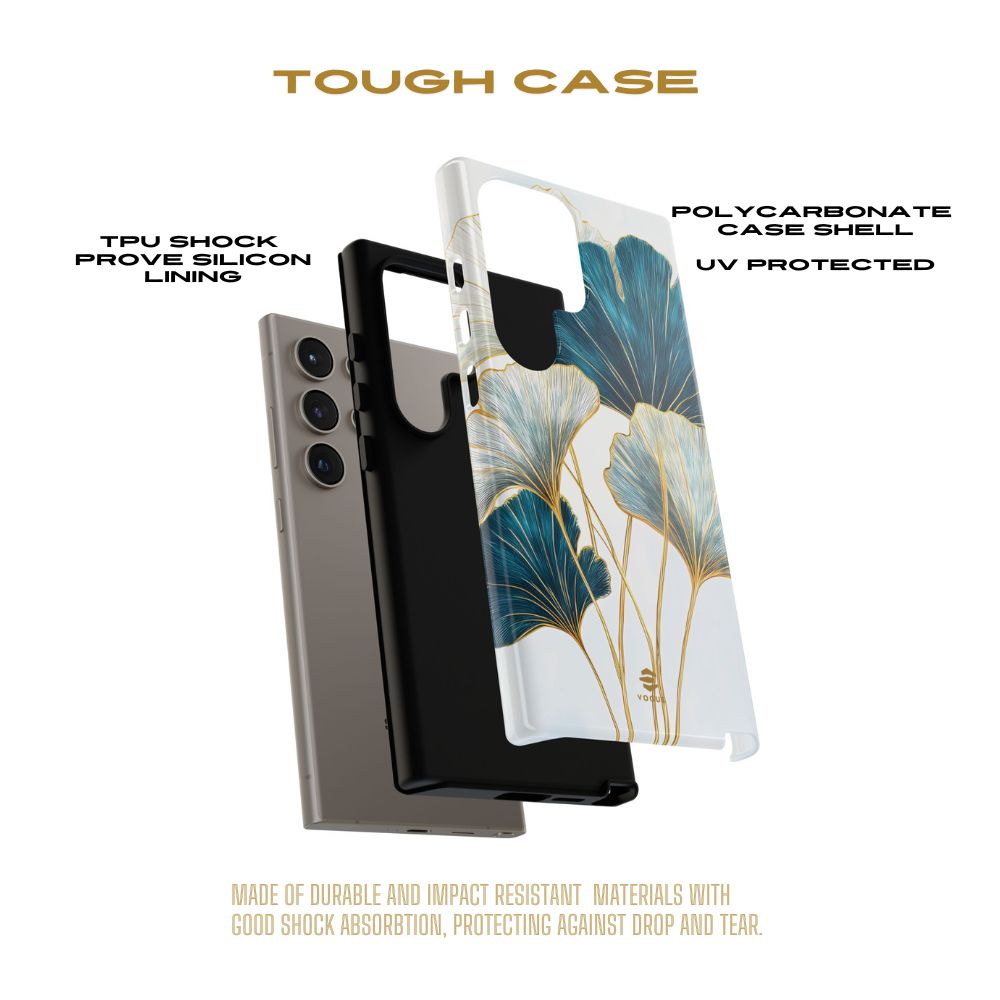Botanical Line Art Tough Phone Case Samsung