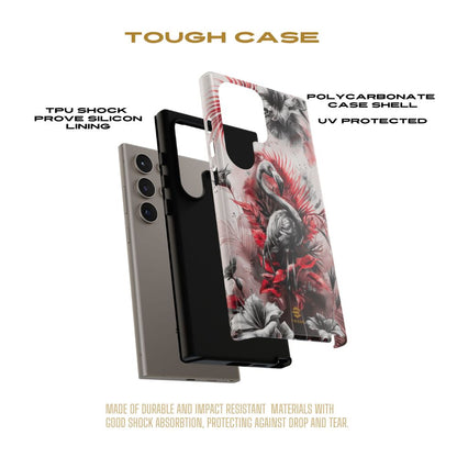Flamingo Tropical Design Tough Phone Case Samsung