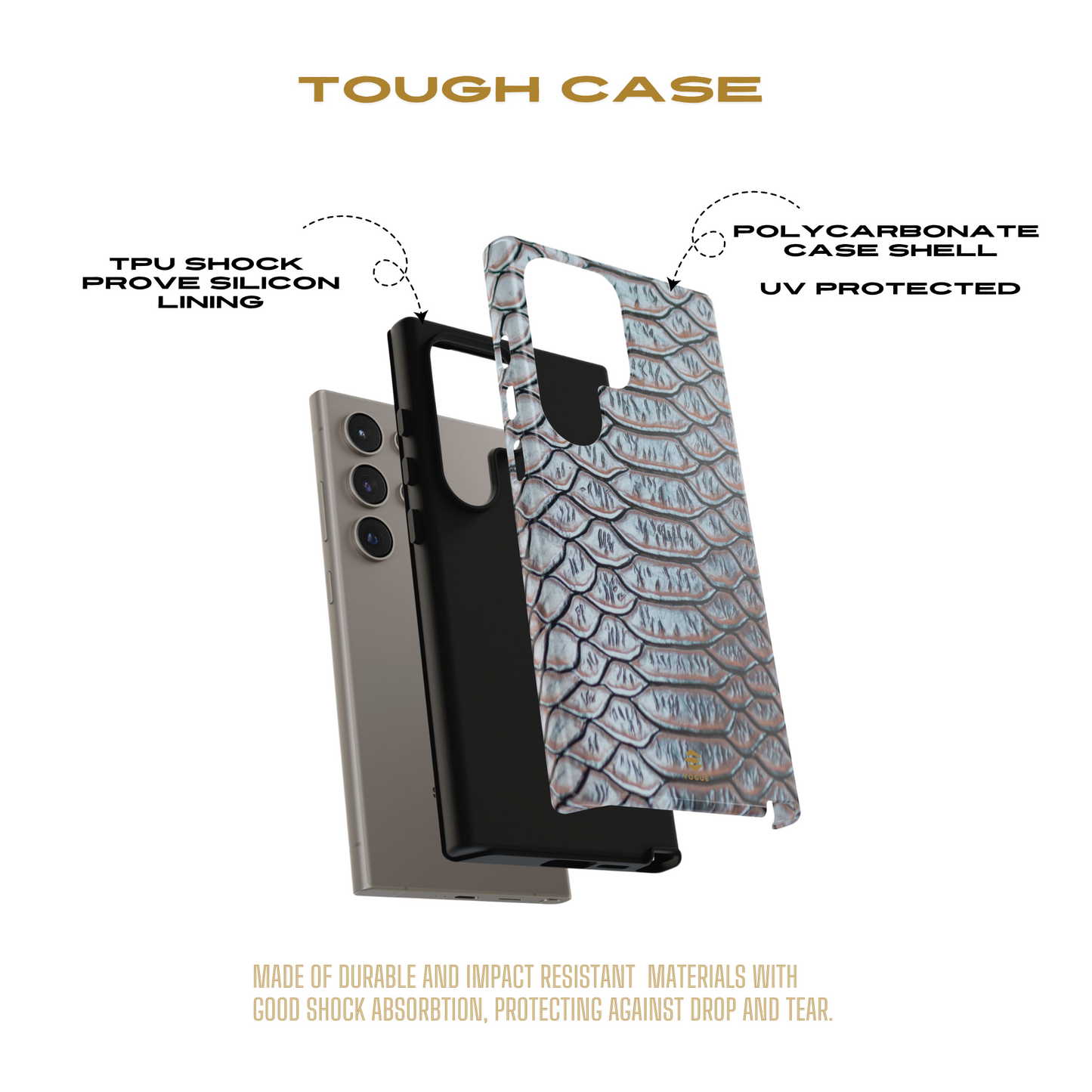 Blue Hiss Samsung Tough Case