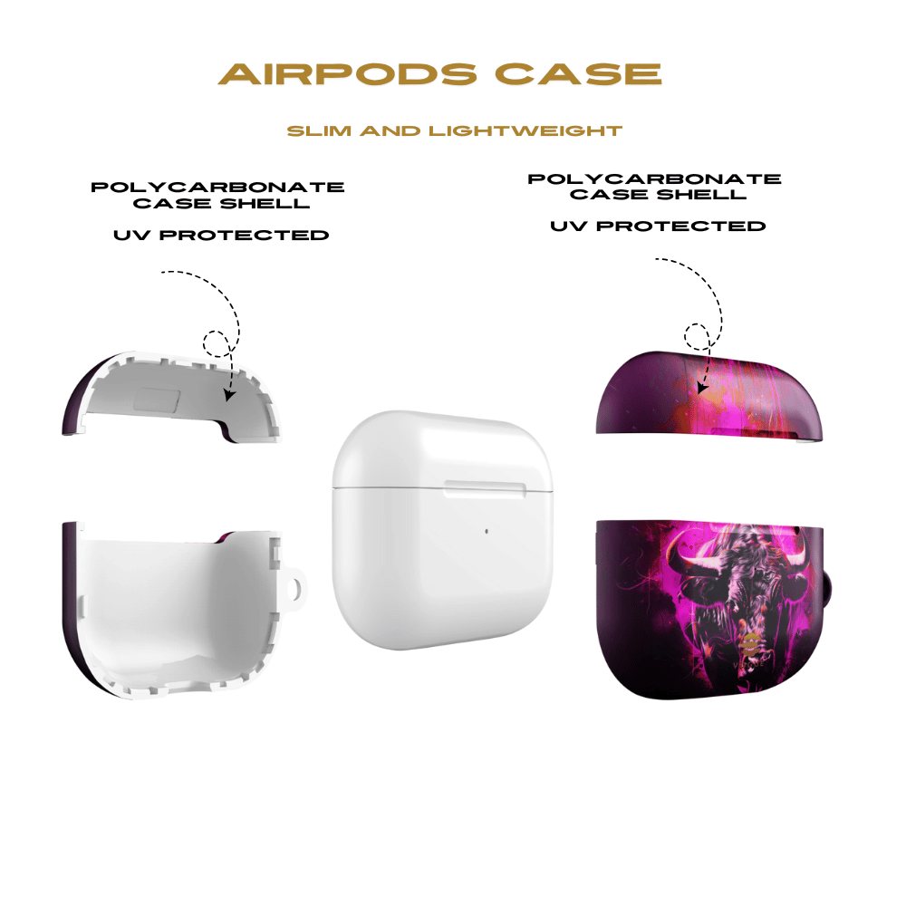 Bull Hot Pink AirPod Case