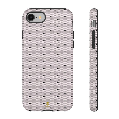 Funda para iPhone Allure con encaje color piel