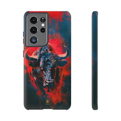 Bull Teal  Samsung Galaxy phone case