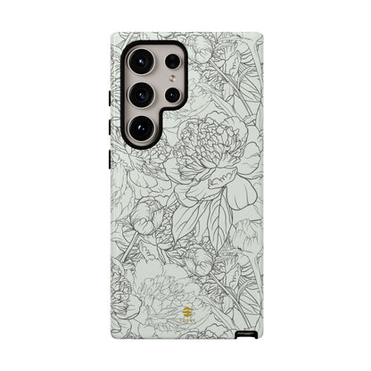 Sage Peony Garden Samsung Case