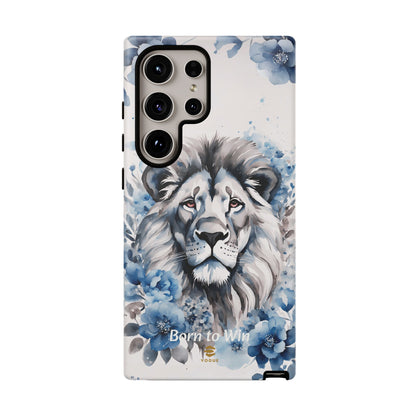 Lion Born to Win Samsung Galaxy Tough Phone Case