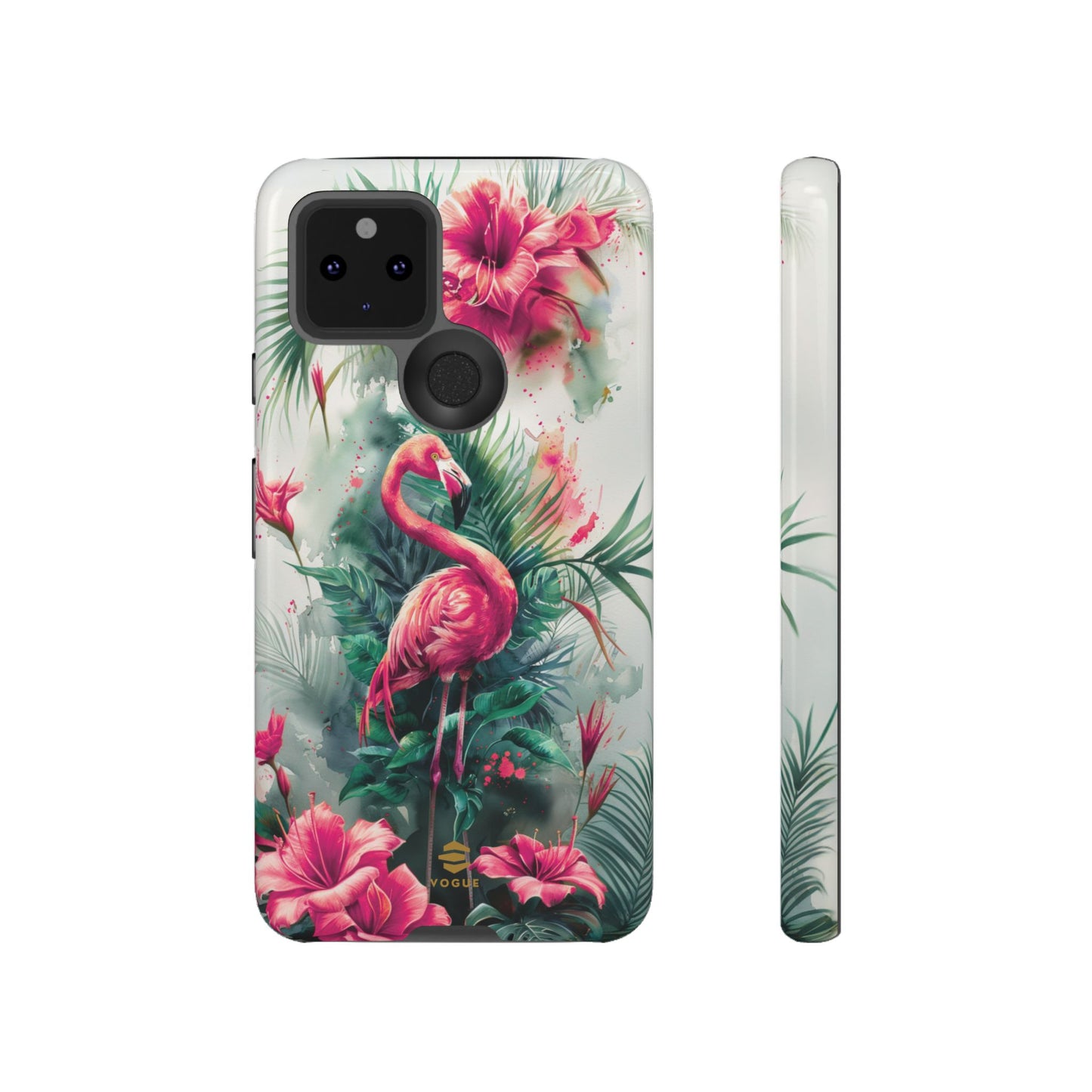 Flamingo Pink Tough Phone Case Pixel