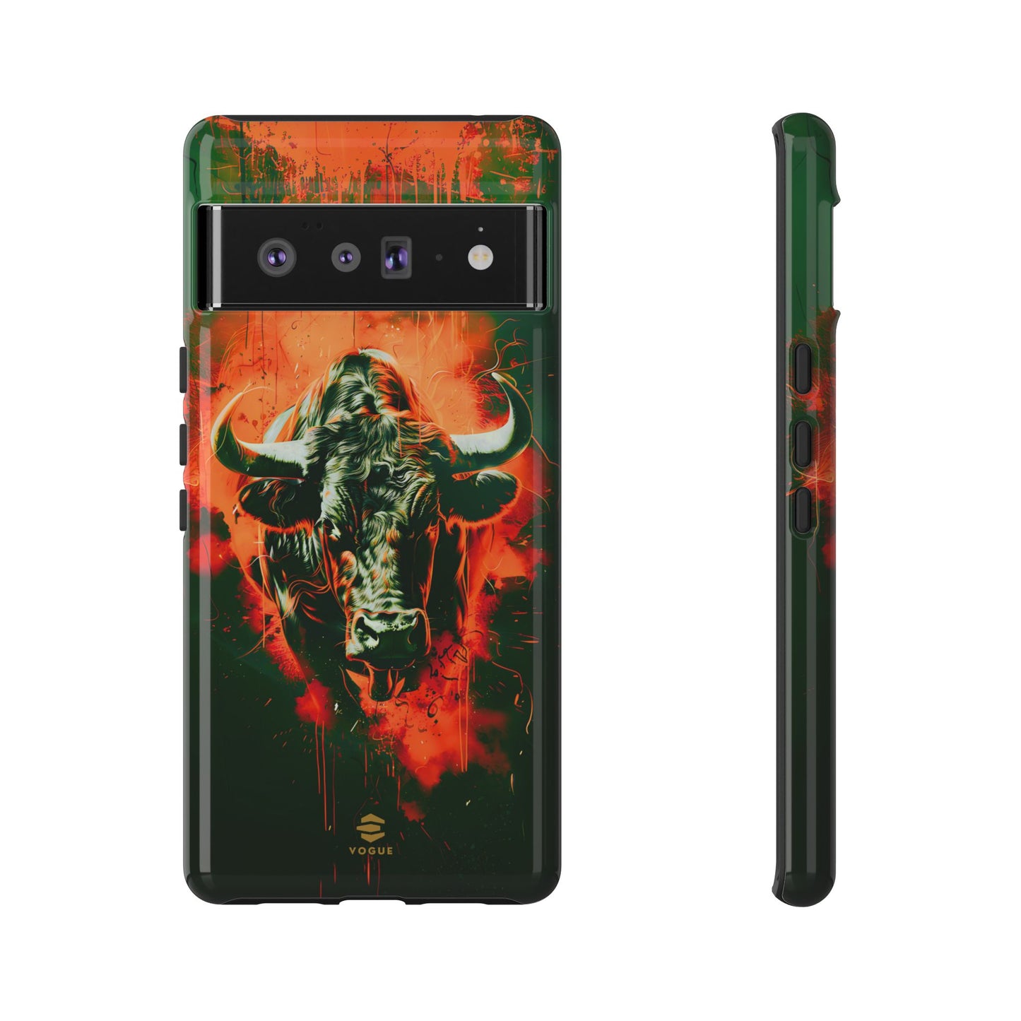 Green Bull Google Pixel Tough Case