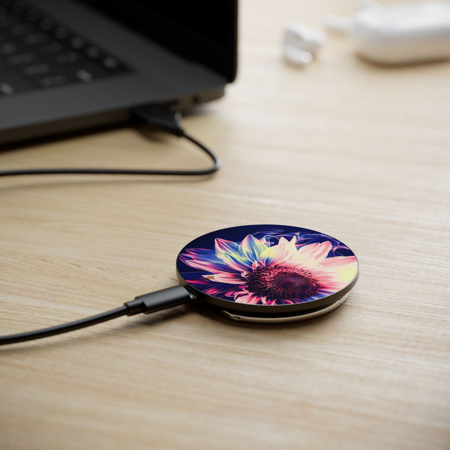 Vintage Sunflower Induction Charger