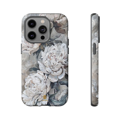 Funda para iPhone con pintura de peonías