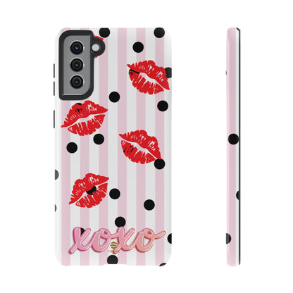 Berry Kiss Phone Case Valentine's day gift for her Samsung Galaxy Tough Case