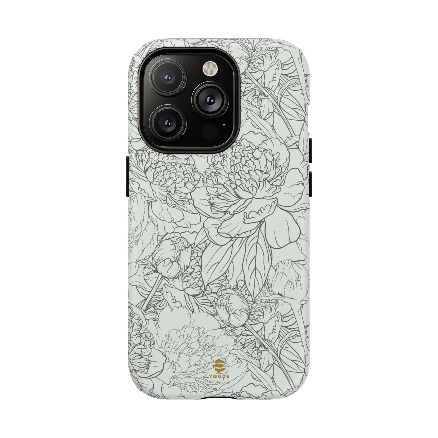 Sage Peony Garden MagSafe iPhone Case