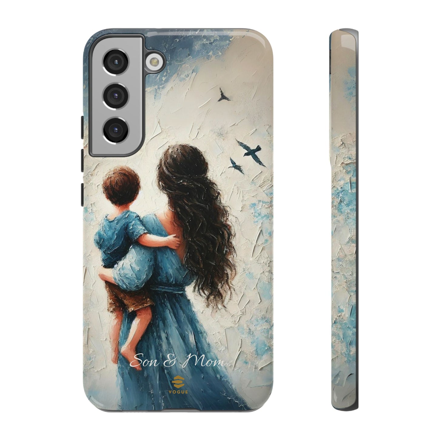 Custom Son & Mom Samsung Galaxy Tough Phone Case